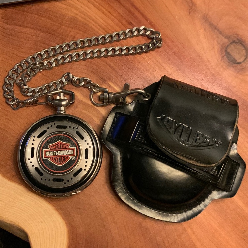 Harley Davidson Pocket Watch - mint condition